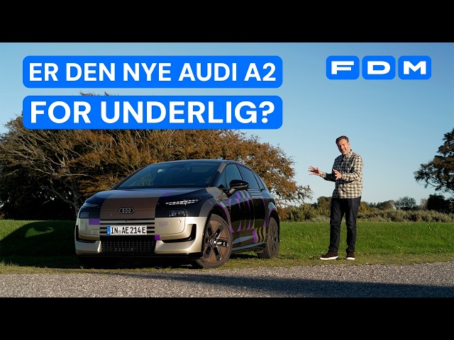 Første tur i Audi A2 e-tron!