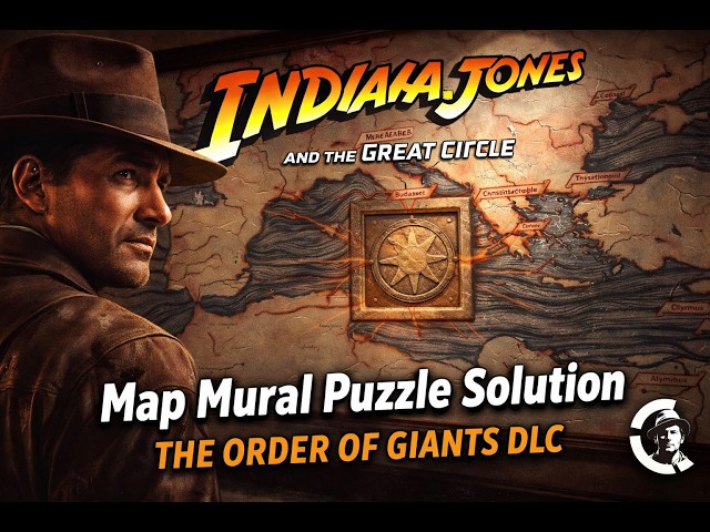 Map Mural Puzzle Solution   Indiana Jones and the Great Circle  The Order of Giants DLC