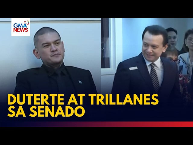 Baste Duterte, sasalang sa witness stand; Trillanes, dumating din sa Senado | GMA News