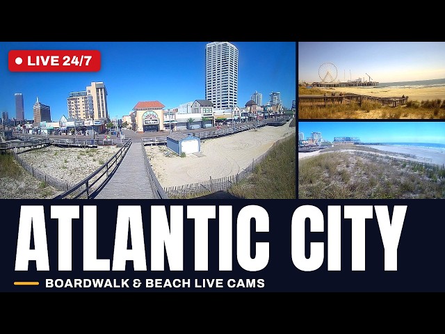 Atlantic City Live Cams - 24/7 Boardwalk, Marina & Lighthouse Views