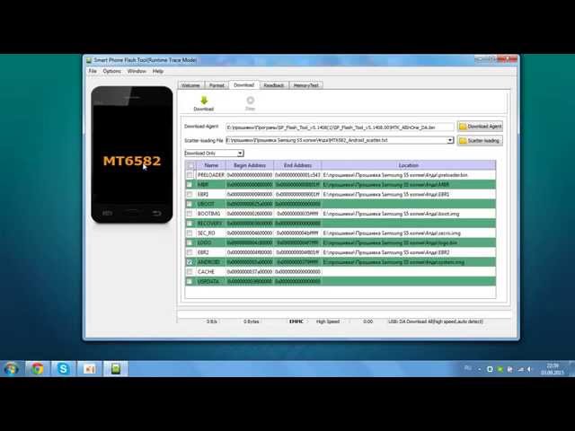Flash Tool 5 and how to flash a device with it: a program overview