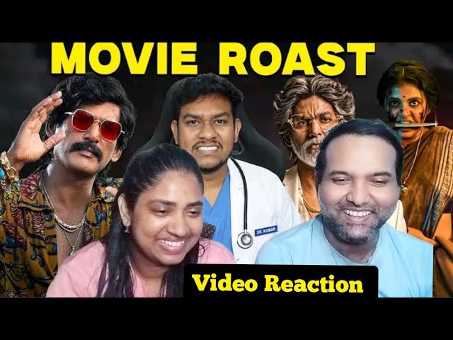 Magudam Movie Roast Video Reaction😜😝Peek❌ Pee✅Writing Vishal | Empty Hand | Tamil Couple Reaction