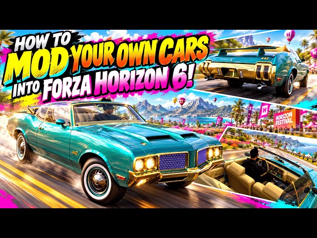 HOW TO MOD YOUR OWN CARS IN FORZA HORIZON 6