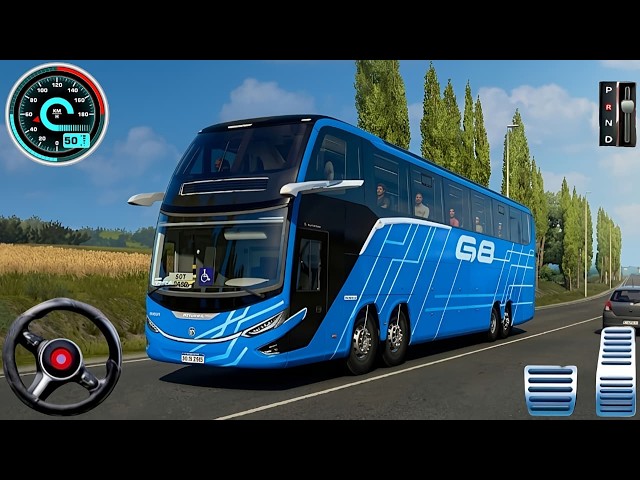 Offroad Bus Simulator 3D Game  - Extreme Coach Bus Simulator Game 2026 - Andriod Gameplay