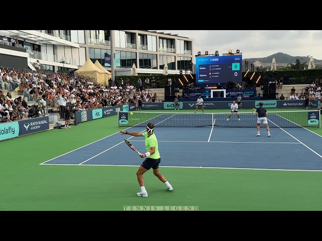 Rafa Nadal Academy Slam Best Points | Nadal, Ferrer, Moya, Gasquet vs Murray, Thiem, Safin, Fognini