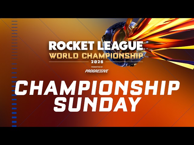 CHAMPIONSHIP SUNDAY | MAIN STREAM | ROCKET LEAGUE WORLD CHAMPIONSHIP | DAY 6