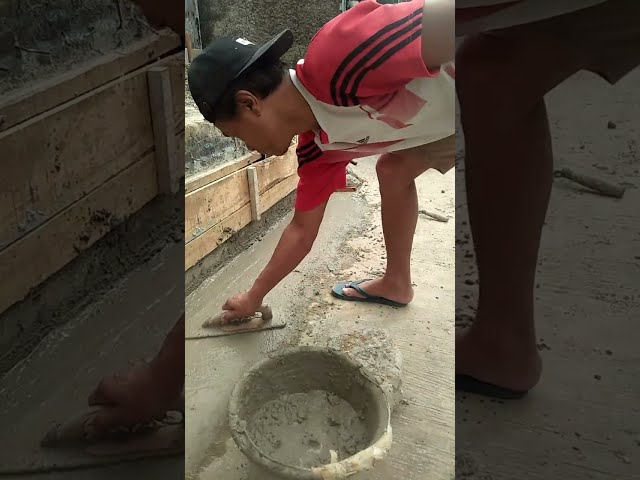 cara plester miring supaya air mengalir/trik sederhana tp nyata hasilnya...