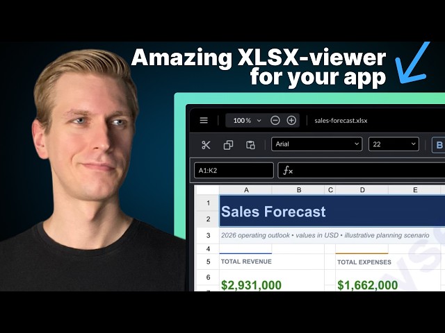 This React Spreadsheet Editor SDK Is All You Need (XLSX, CSV, PDF)