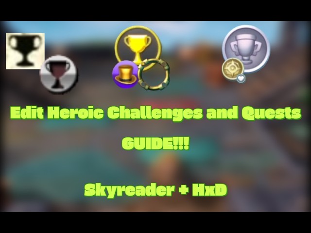 Simple Guide: Edit/Complete Giants Heroic Challenges, Quests, and Swap Force Quests with Skyreader