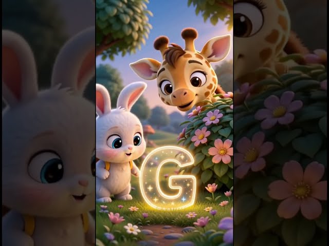 Lulu’s ABC Adventure 🐰🔤 Letter G for Kids | Learn the Alphabet!  #kidslearning #alphabetforkids