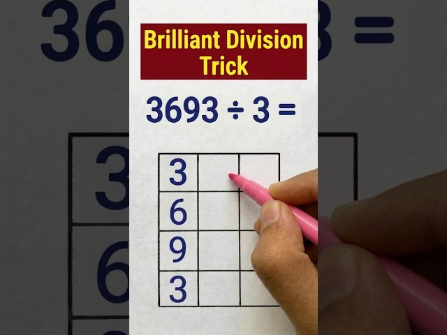 ⏱️ Stop Using Long Division! #maths #mathtricks #mathematics  #viral #education
