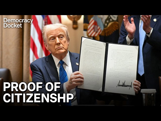 Trump's "Proof of Citizenship" Lie Actually Targets US Citizens