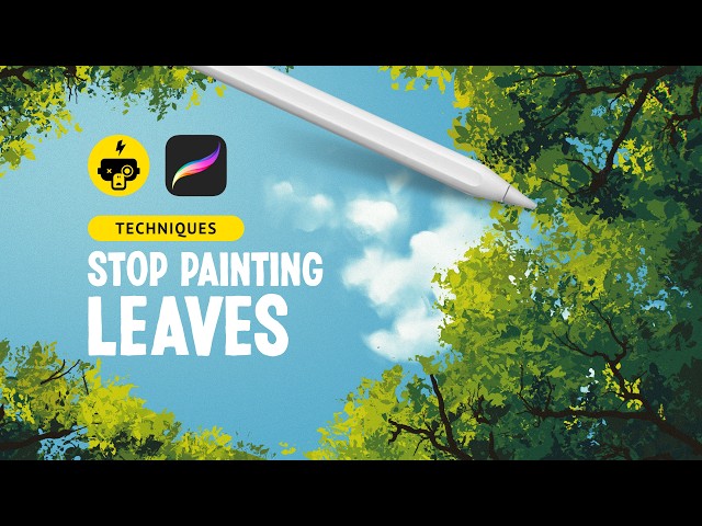 Painting Trees in Procreate Is Boring... Unless You Do This