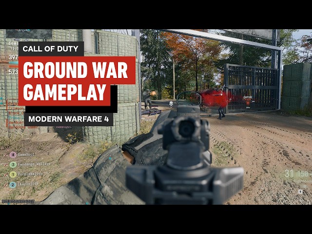 Call of Duty: MW4 - Ground War Gameplay (4K 60FPS)