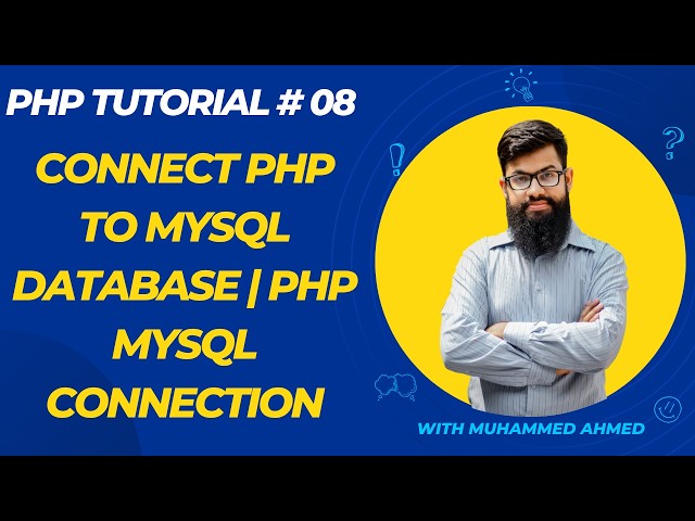 PHP Tutorial 08 | Connect PHP to MySQL Database | PHP MySQL Connection