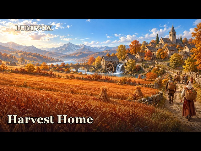 Medieval Autumn Ambience | Harvest Home - 1 Hour of Cozy Village Music
