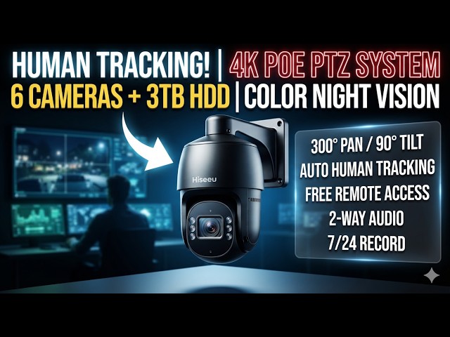 Hiseeu 4K PTZ Security Camera Review – Worth It?