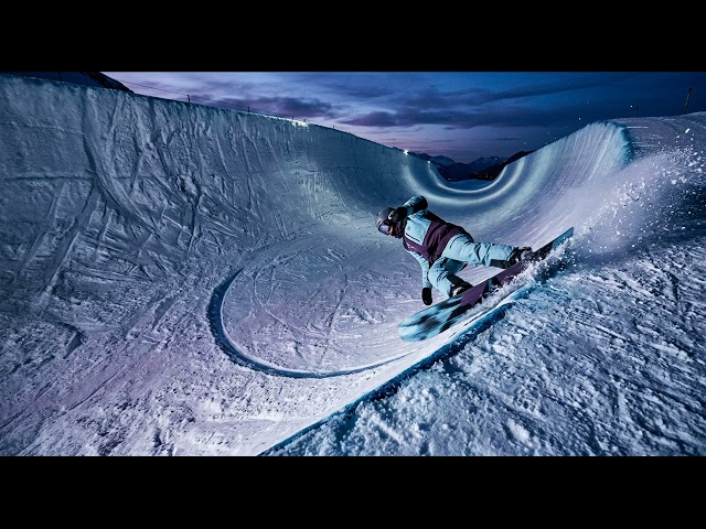 Halfpipe | rhythmic neon snowboarding electronic | halfpipe & freestyle snowboard music