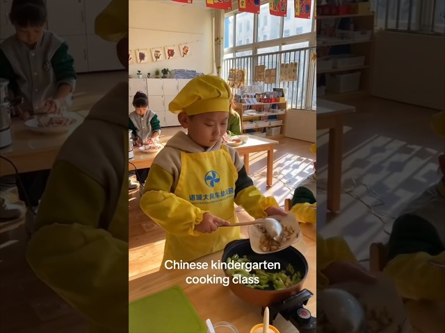 Kindergarten class in China is different 😱