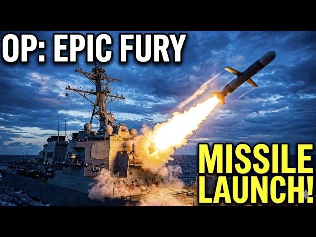USS Spruance Fires Tomahawk Missiles for Operation Epic Fury