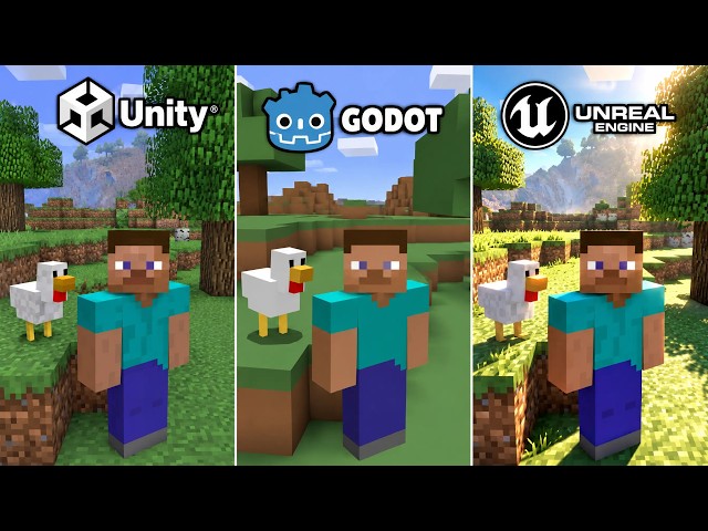 I challenged ChatGPT Astra to build Minecraft in 3 different  Game engines