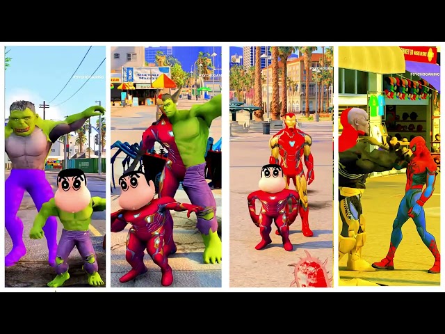 SUPERHERO MEGA BATTLE #683 MARVEL IRONMAN VS SPIDERMAN VS HULK FLASH ZOMBIE V4