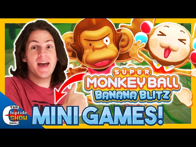MINI GAMES! Super Monkey Ball: Banana Blitz! TheChiptide Show