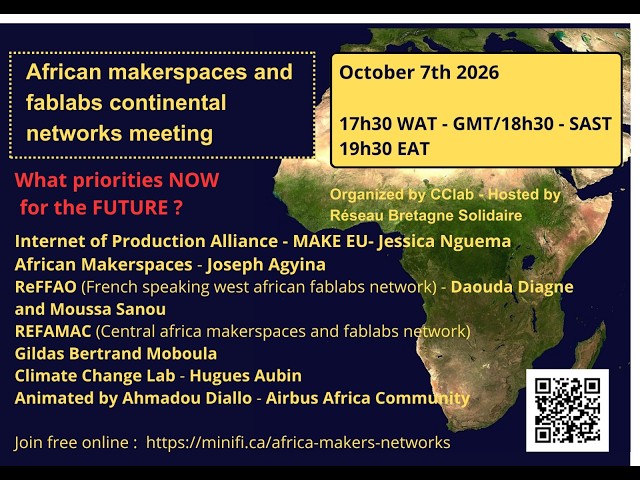 African makerspaces and fablabs networks meeting : what priorities for the future ?