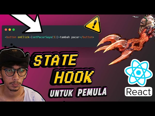 Tutorial React JS Hooks - useEffect  useState