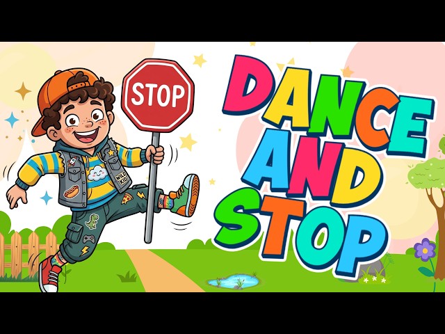 🎉 DANCE & STOP! 💥 SUPER FUN Kids Dance Movement & Action Song | Jump, Clap & FREEZE | Takabloo