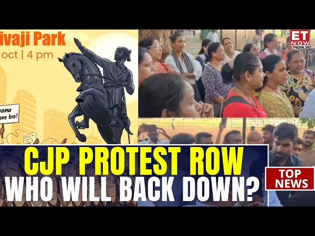 CJP Protest Row Escalates: Mumbai Locals Push Back Against October 2 Plan | Breaking News | ET Now
