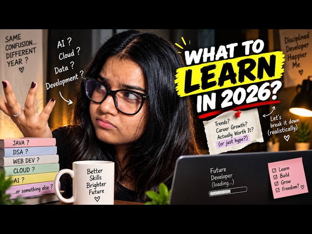 Feeling Lost About What to Learn in Tech? This Is What I’d Do in 2026