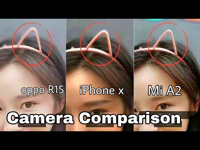 Xiaomi Mi A2/6X VS IPhone X VS OPpo R15 Camera Comparison