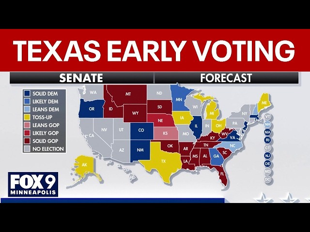 Texas early voting begins as battle for Congress heats up