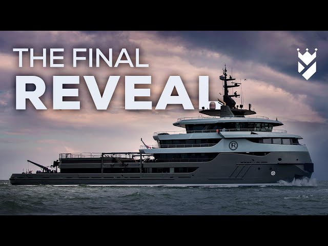 EXTRAORDINARY ICON'S EXPLORER YACHT RAGNAR LAUNCHED AND DELIVERED. UNIQUE FOOTAGE!