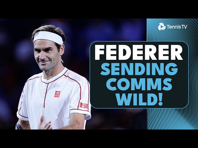 10 Minutes Of Roger Federer Blowing Commentator's MINDS 🤯