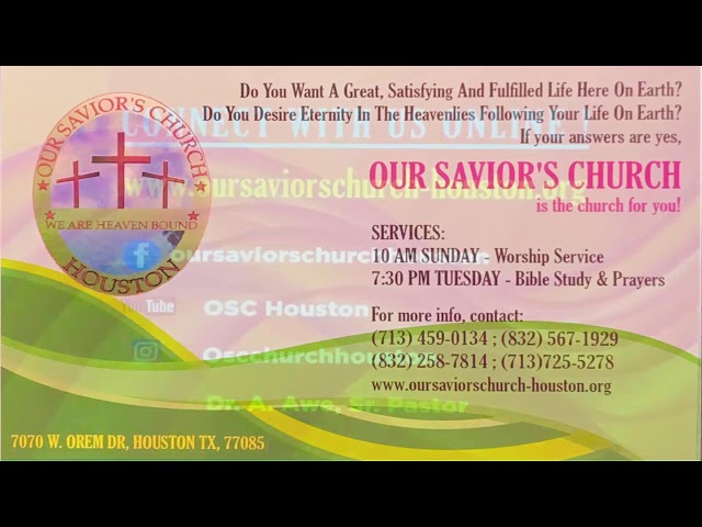 Study of Jonah 2 | Bible Study | OSC Houston