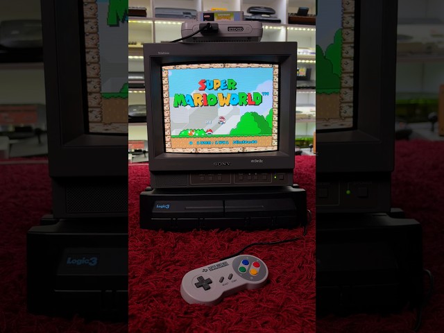 Super Mario World intro on Super Nintendo