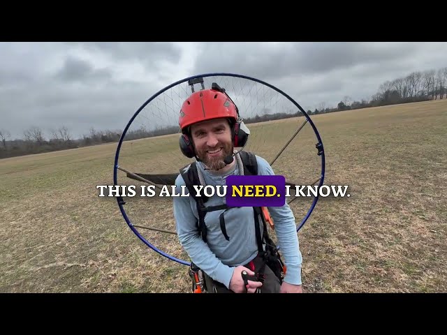 Learn to fly a paramotor... veteran training at Run into the Sky