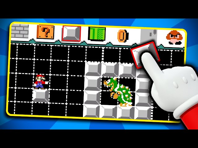 Super Mario Bros., but make levels while playing?!