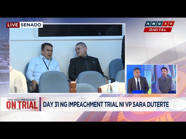 LOOK: Davao City Mayor Baste Duterte with prosecution panel's Barbers at Senate | ANC