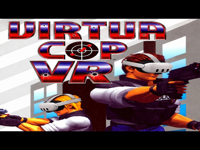 Virtua Cop (1994) Performance / New Meta Quest Standalone VR Mod with 6DOF Motion Controls/ Quest 3