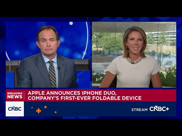 Apple announces new foldable phone, the iPhone Duo