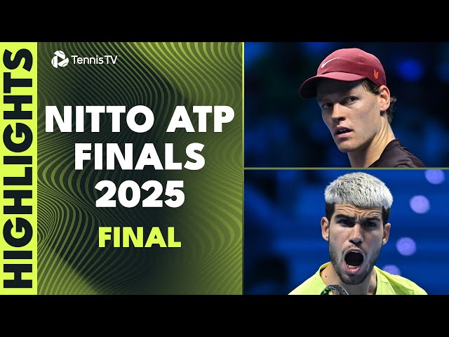 THRILLING Jannik Sinner vs Carlos Alcaraz For The Title  🏆 | Nitto ATP Finals Highlights 2025