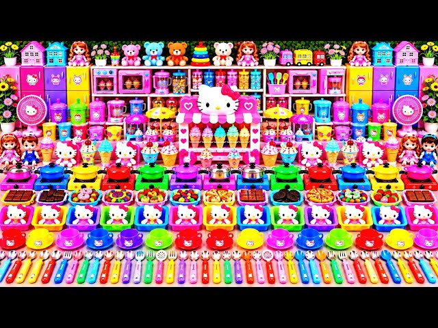 9:44 Mini Kitchen Set Collection for Kids Playing | Unboxing Kids Food Super Kitchen Toys Disney Set