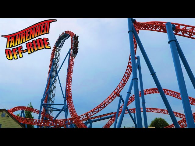 Fahrenheit Off-Ride Footage, Hersheypark Intamin Looping Coaster | Non-Copyright
