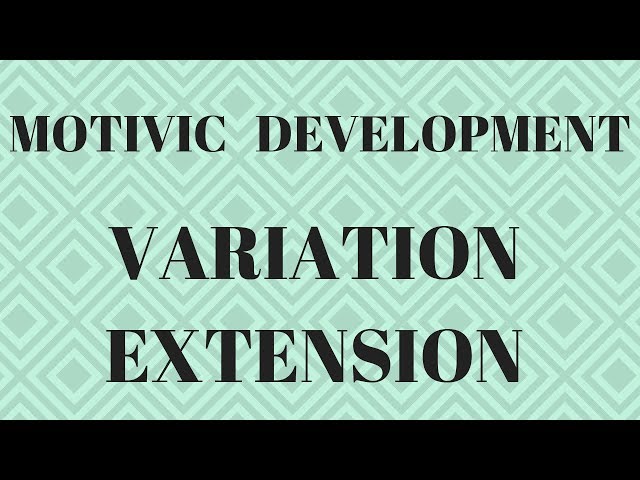 Motivic Development - Variation Extension