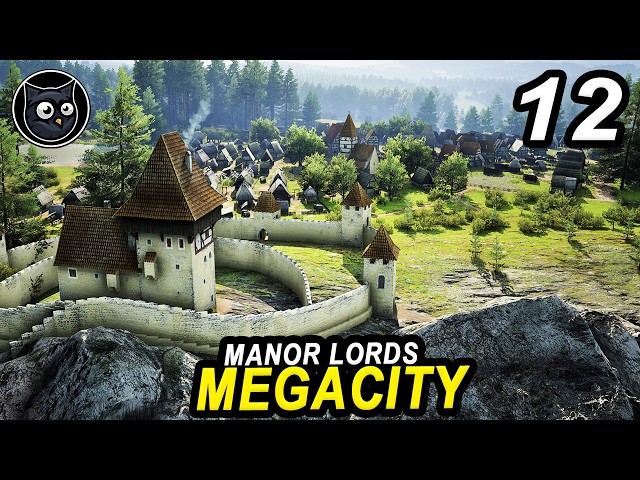Manor Lords MEGACITY - Unfortunate END | MASSIVE UPDATE and New Map - Citybuilder Part 12