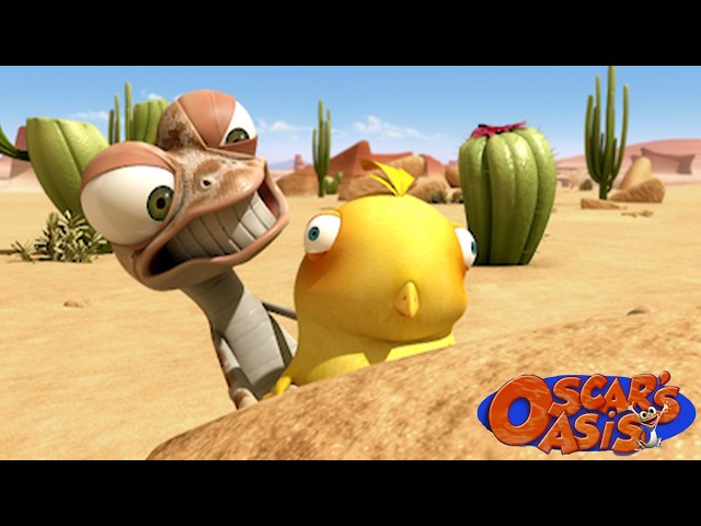 Oscar Taking Care of a Baby Chick + More Funny Oscar's Oasis Cartoons for Kids