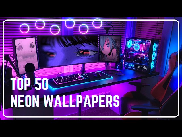 50+ Neon Wallpapers for Wallpaper Engine ⚡ 4K Anime, Gaming & Aesthetic PC Setups